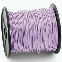 Шнур вощений 1 мм +-90 м Бузковий