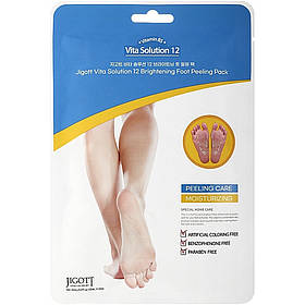 Пілінг-шкарпетки для ніг Jigott Vita Solution 12 Brightening Foot Peeling Pack 1 пара * 15 мл