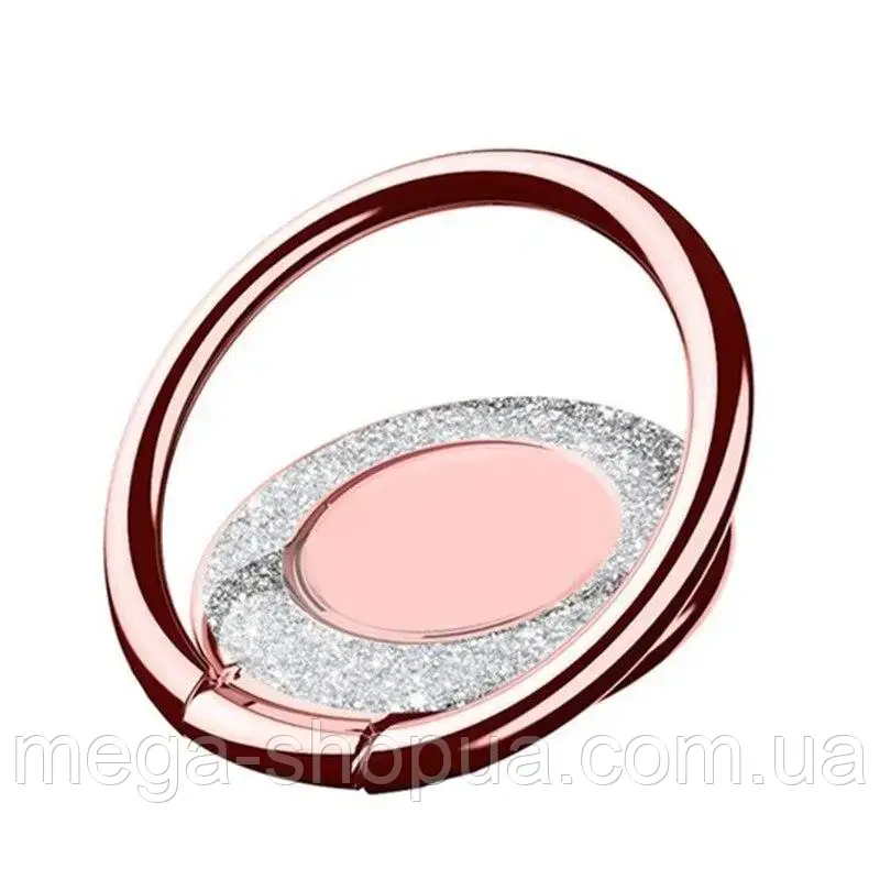 Кільце тримач підставка металеве 360° попсокет popsockets для телефону смартфона GYB2 Рожеве, фото 1