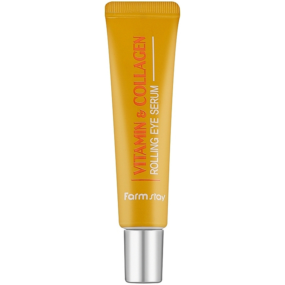 Сироватка-ролер для шкіри навколо очей FARMSTAY VITAMIN & COLLAGEN ROLLING EYESERUM 25ml