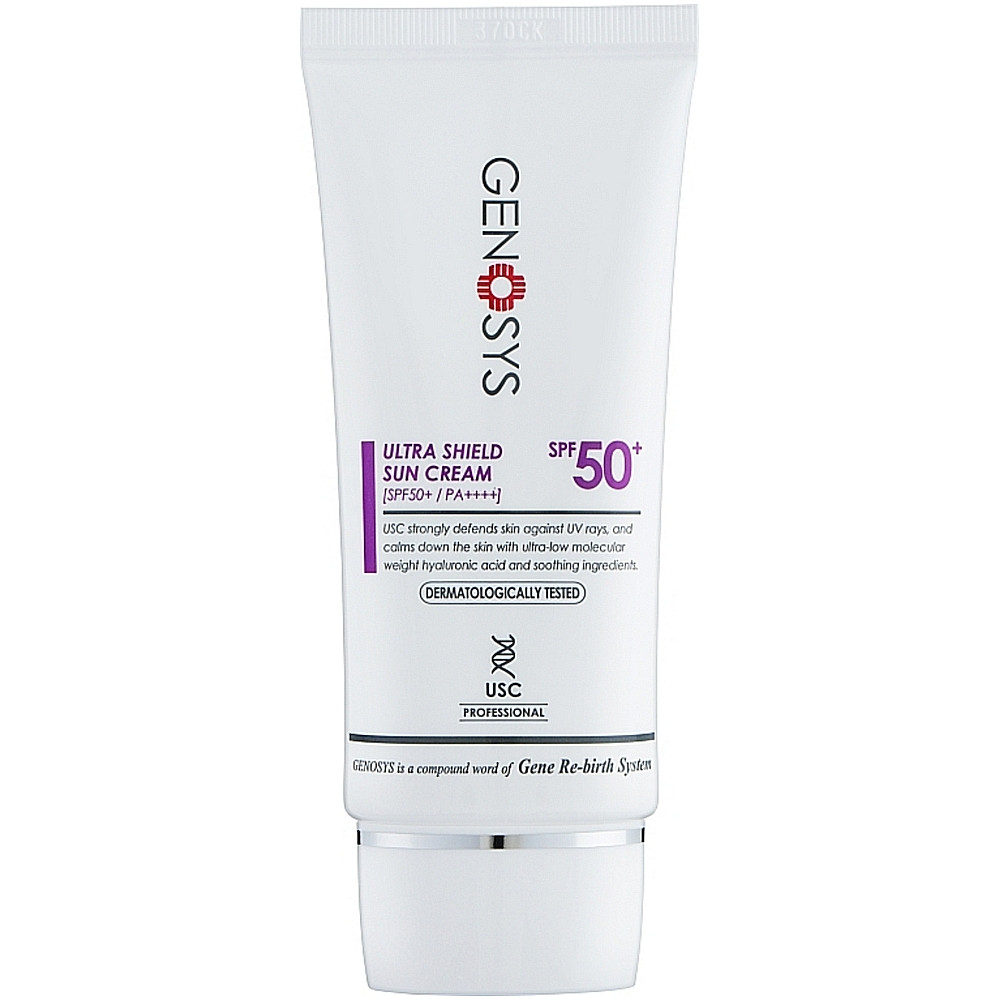 Сонцезахисний крем GENOSYS Ultra Shield Sun Cream SPF 50+ PA++++ 50g