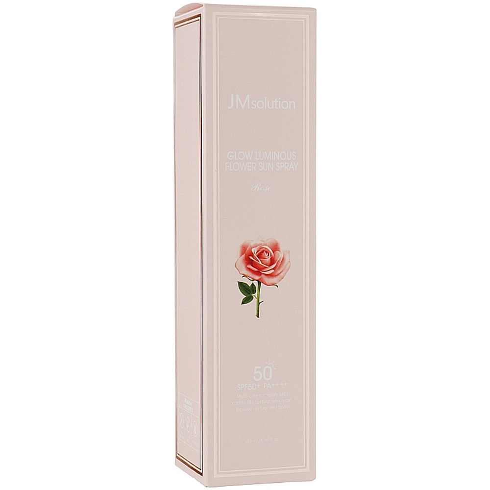 Спрей JMsolution Glow Luminous Flower Sun Spray Rose SPF50+ PA++++ 180ml