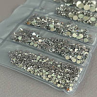 Набір страз для дизайну та декору холодної фіксації - 1000 шт кристал