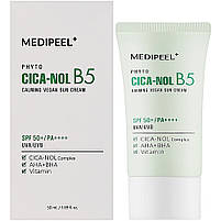 Веганський заспокійливий сонцезахисний крем Medi-Peel Phyto Cica Nol B5 Calming Vegan Sun Cream 50 мл, фото 2