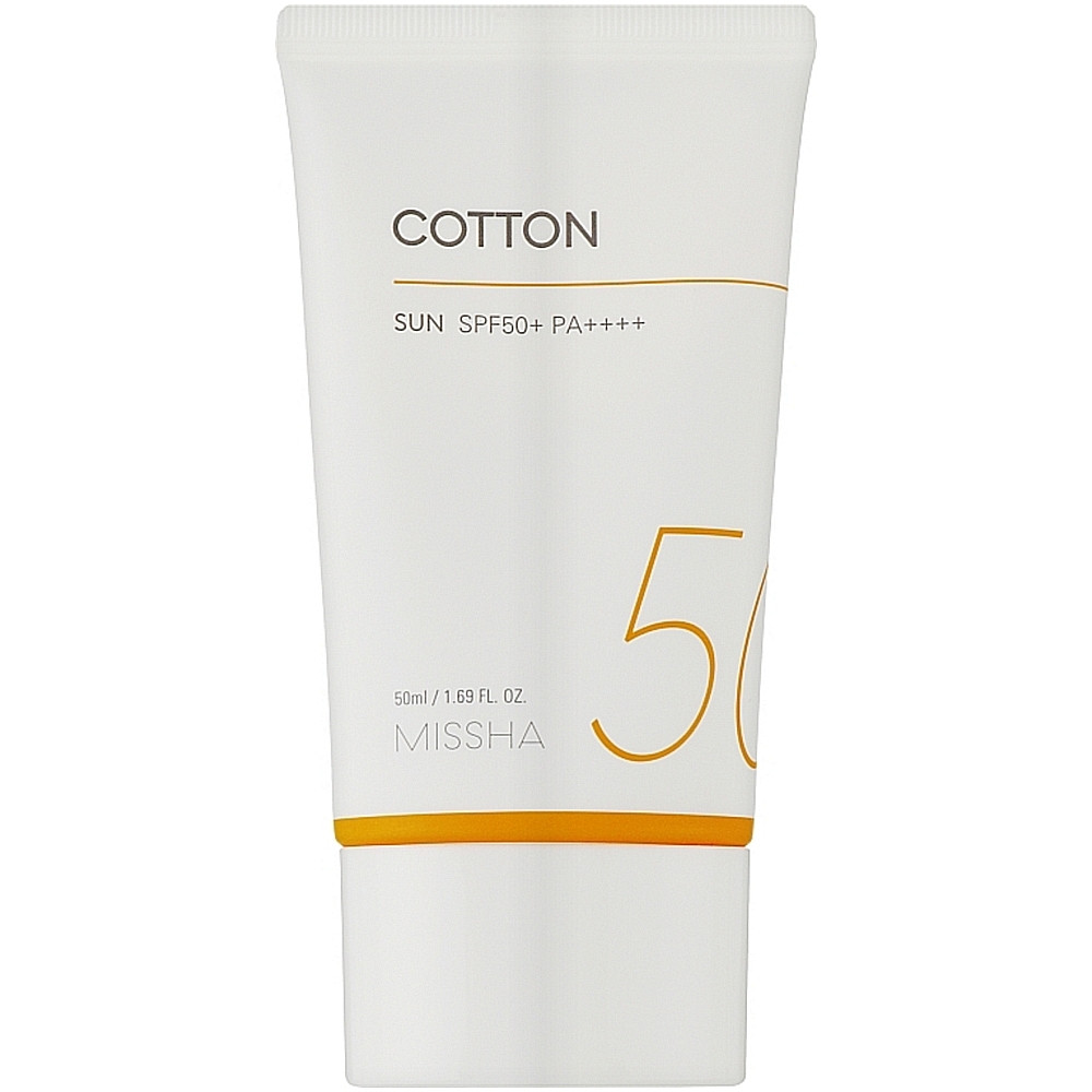 Сонцезахисний крем Missha All Around Safe Block Cotton Sun SPF50+ PA++++ 50 ml