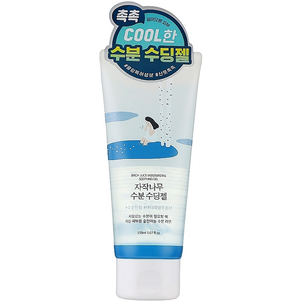 Заспокійливий гель з березовим соком ROUND LAB BIRCH JUICE MOISTURIZING SOOTHING GEL 150ml