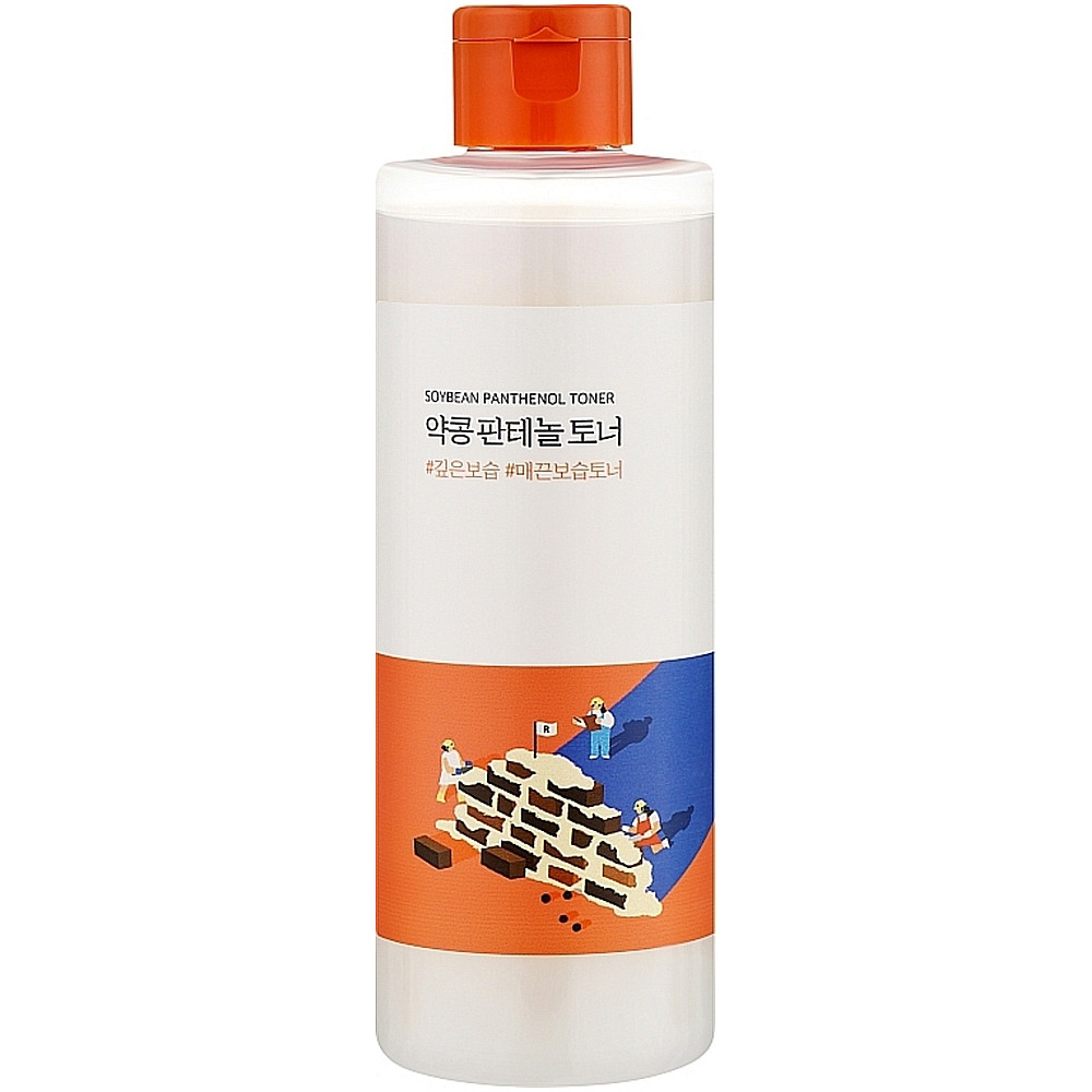 Зволожувальний тонер з екстрактом соєвих бобів Round Lab Soybean Panthenol Toner 250ml