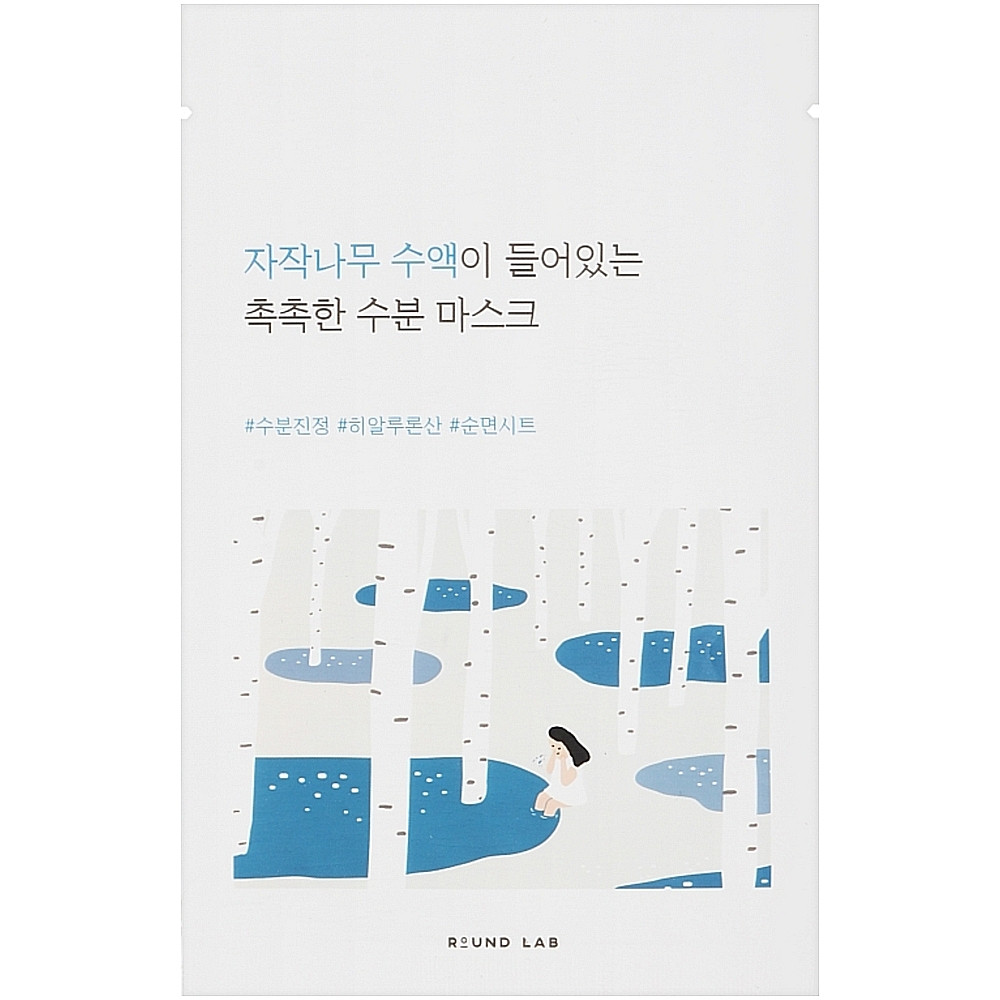 Зволожуюча маска з соком березовим Round Lab Birch Juice Moisturizing Mask 1шт