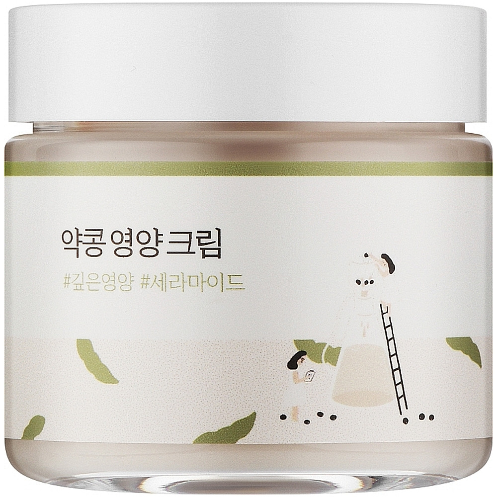 Поживний крем з екстрактом соєвих бобів ROUND LAB Soybean Nourishing Cream 80ml