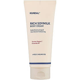 Крем для тіла з керамідами Kundal Rich Soymilk Body Cream 200 мл