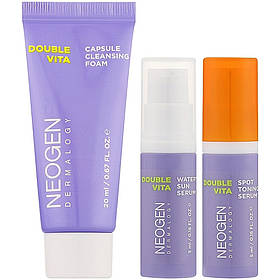 Набір для догляду за обличчям Neogen Dermalogy Double Vita Trial Kit 20 мл + 5 мл + 5 мл