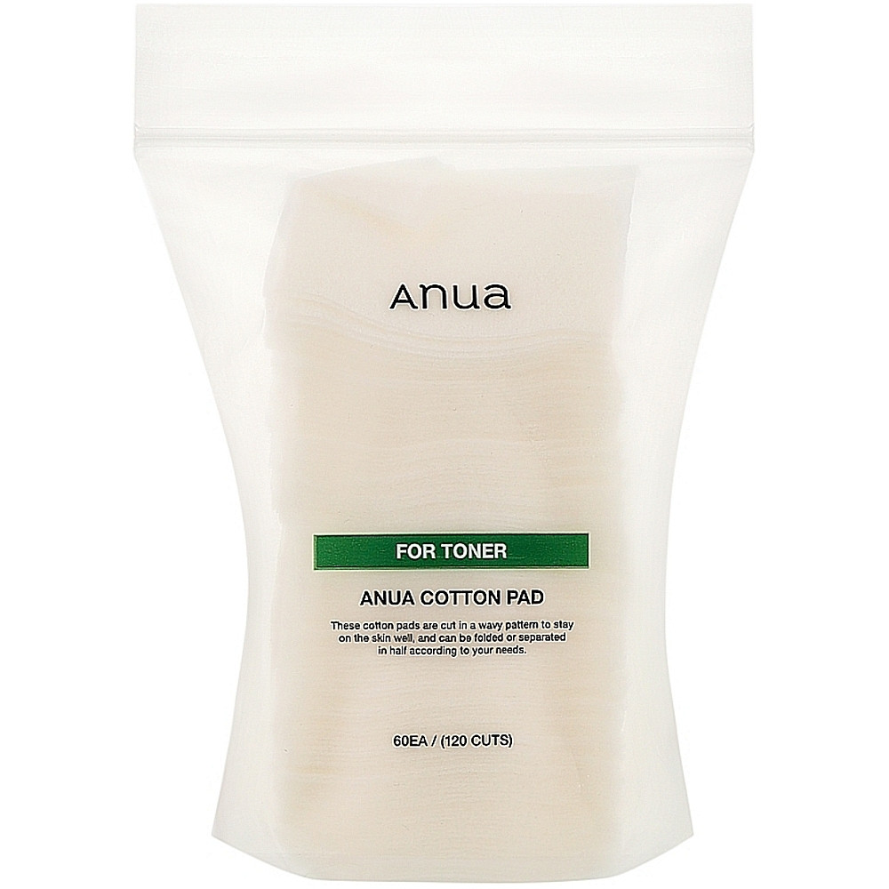 Котонові пади для тонеру, 60 шт ANUA COTTON PAD FOR TONER, фото 1