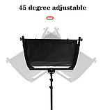 Вигнутий рефлектор Profi-light 4 в 1 відбивач для портретного знімання (110 см x 50 см), фото 7