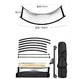 U-подібний розсіювач світла Profi-light 4 в 1 відбивач для портретного знімання (180 см x 60 см), фото 10