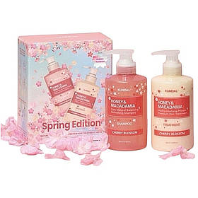 Набір засобів для догляду за волоссям Kundal Gift Edition Cherry Blossom Set 500 мл + 500 мл