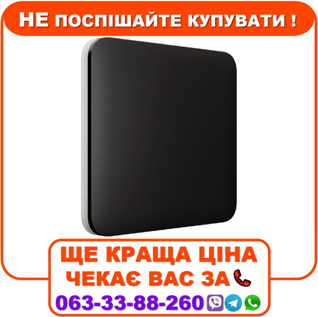 Вимикач Ajax LightSwitch 1-клавішний Black