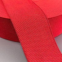 Резинка поясна, манжетна - 6см/25ярд. червоний