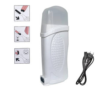 Воскоплав картриджний для депіляції на 1 касету Depilatory Heater (без бази, на 100 мл) 40 Вт, колір білий