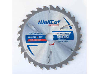 Диск для болгарки пильний 180мм 22,23мм 30Т ТМ WellCut BP