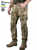 Тактичні штани SMILO cargo rip stop піксель ММ-14