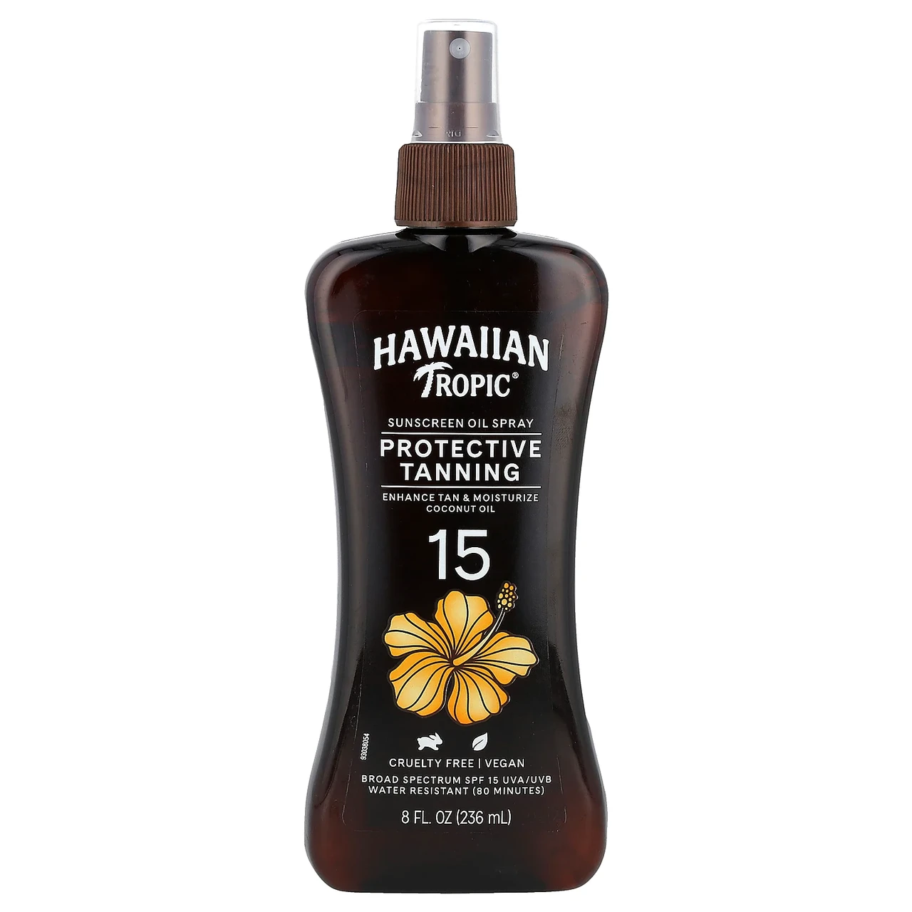 Суха Олія для засмаги Hawaiian Tropic Dark Tanning Oil Pump Spray SPF 15 236 мл, фото 1