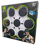 Настінна інтерактивна боксерська мішень з Bluetooth і підсвіткою, Музичний боксерський дитячий тренажер, фото 2