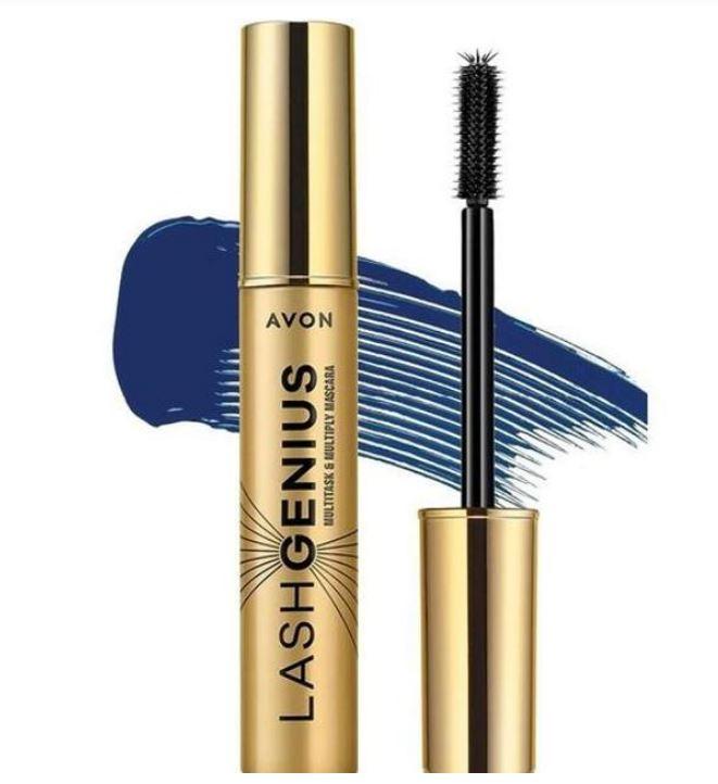 Багатофункціональна туш для вій «Бездоганні вії» Сучасна синя Avon True One Lash Genius Mascara 5в1