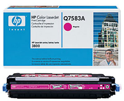 Заправка картриджа HP Color LaserJet 3600/ 3800/ CP3505 series Magenta (Q7583A)