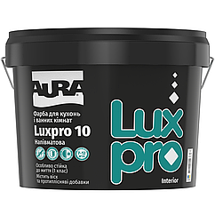 Миюча фарба для кухонь та ванних кімнат Aura Luxpro 10 9.5л