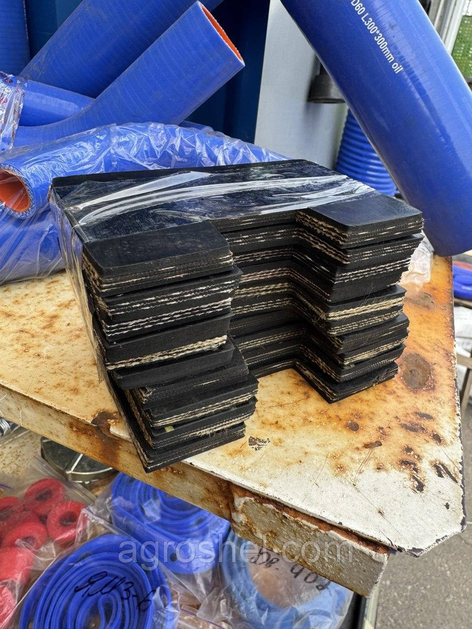 Шкребок з ниткою транспортера зернового, колосового НІВА СК-5 гумовий з кордовою ниткою, фото 1