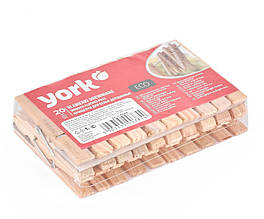 Прищіпки для білизни York 20 шт 096050 Eco