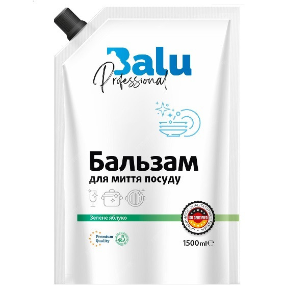 Бальзам для миття посуду Balu Зелене яблуко 1500 мл