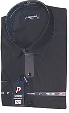 Теніска чоловіча батальна Passero vk-0109 однотонна класична Туреччина ошатна стильна короткий рукав, фото 4