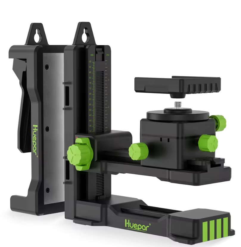 Універсальний магнітний кронштейн Huepar PV11+ із прищіпкою для лазерного рівня, фото 1