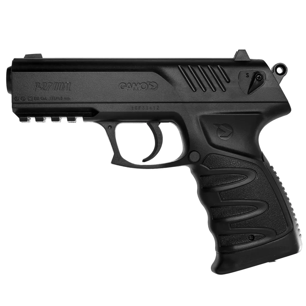 Пневматичний пістолет GAMO P-27 4.5 мм + 5 балонів СО2 і 600 кульок 0.28 г