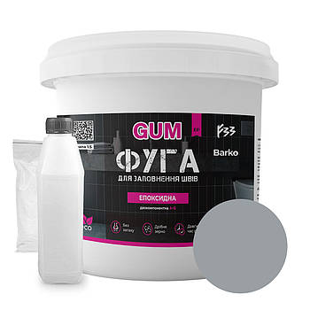 Затирка для швів GUM 1 кг світло-сірий