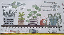 Вінілові наклейки Квіти в горщиках (лист 60 х 90 см) Б179-1, фото 5