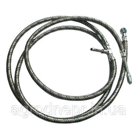 Паливопровід паливних баків МТЗ на 3 штуцери в металевому обплетенні (пр-во S.I.L.A.) 70-1101345 Б1, фото 1