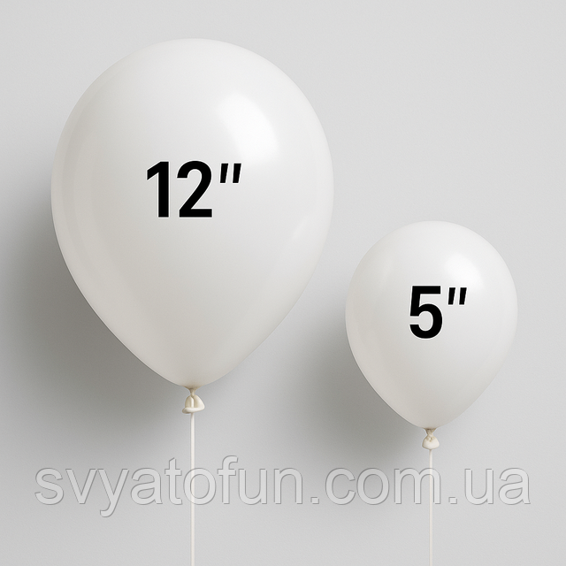 латексна кулька 12 дюймів і 5 порівняння