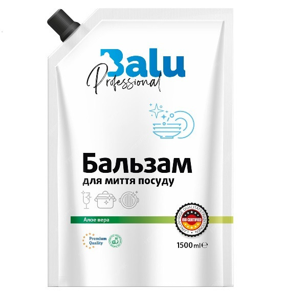 Бальзам для миття посуду Balu Алое Вера 1500 мл, фото 1