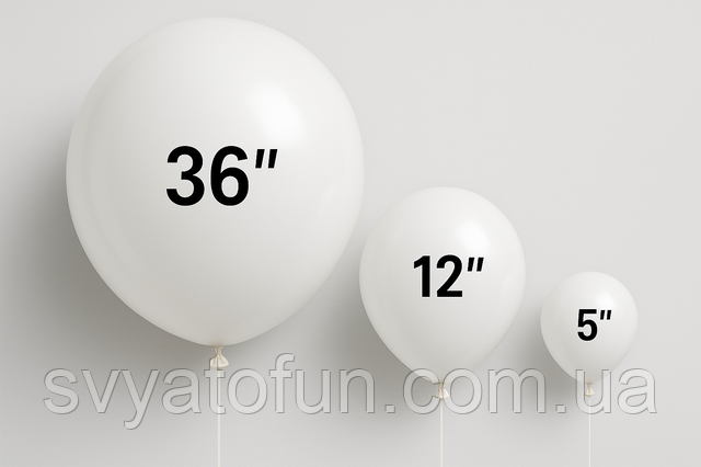 Великі кулі 18″ та 36″