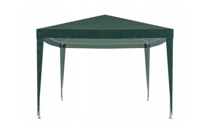 Садовий павільйон Gazebo Taizhou 3×3 м Зелений CC-ZT-006/wh — тент з металевим каркасом, труби 24×18×18 мм, фото 1