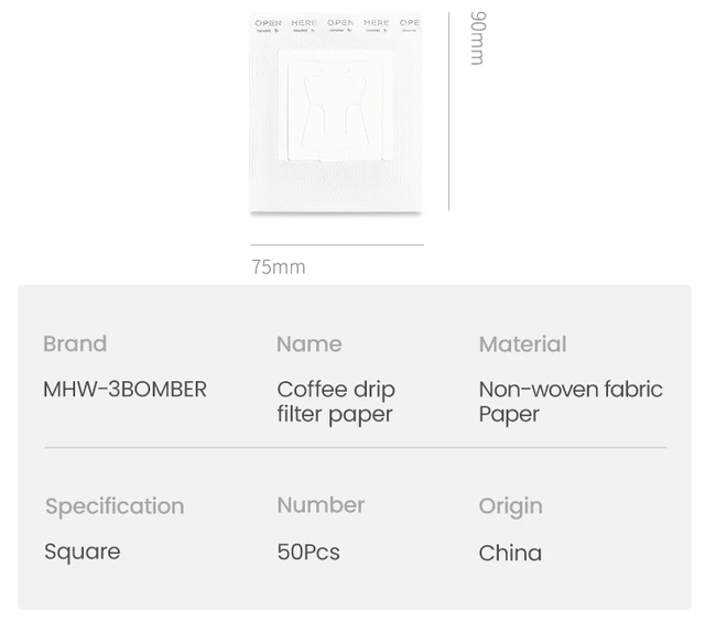 Дрип Пакеты MHW-3Bomber Drip Coffee Bag 50 шт