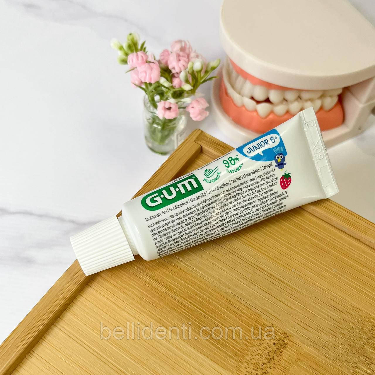 Дитяча зубна паста Gum Junior від 6 років (НЕ ДЛЯ ПРОДАЖУ), 12 мл
