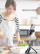 Монопод-штатив Fashion Selfie Stick L02 black для телефона, фотоапарата, екшн камери, фото 5