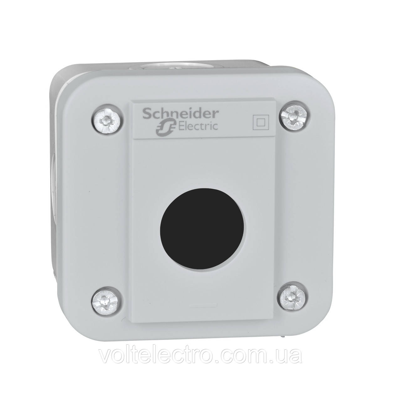 Корпус поста кнопкового 1-місний світло-сірий XALE, Schneider Electric IP54, фото 1