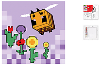 Картина за номерами SANTI "Майнкрафт. Весела бджілка", 25*25см 955467