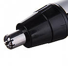 Акумуляторний тример для носа (2 насадки) ProGemei GM-3105 / Тример для обличчя / Тример для вух, фото 7