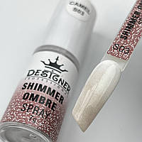 Спрей-пудра для ефекту омбре Shimmer ombre spray Дизайнер (7г) для дизайна ногтей Camel S03