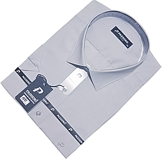 Теніска чоловіча батальна Passero vk-0110 однотонна класична Туреччина ошатна стильна короткий рукав, фото 3